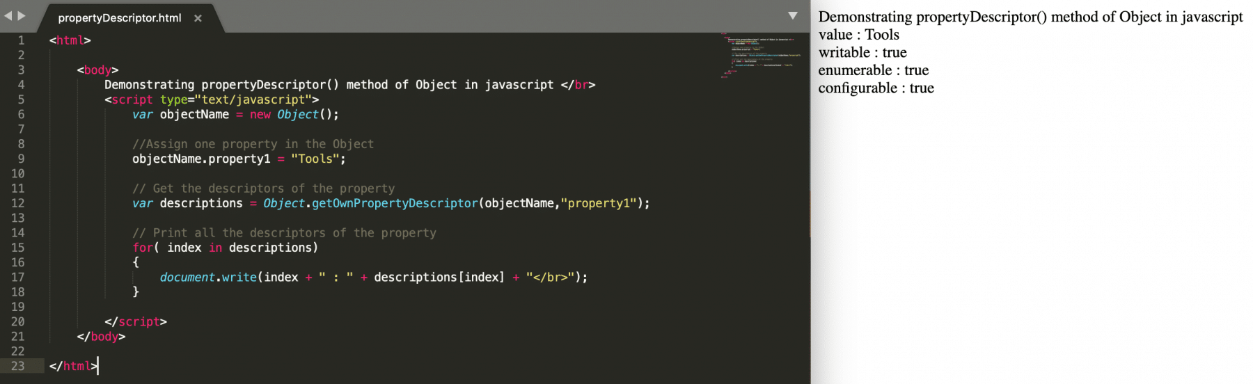 What are JavaScript Objects and their useful Methods and Properties?